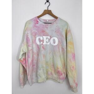 Tie Dye CEO Crewneck Sweater